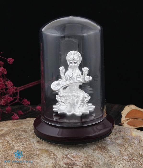 The Saraswati 999 Pure Silver Idol