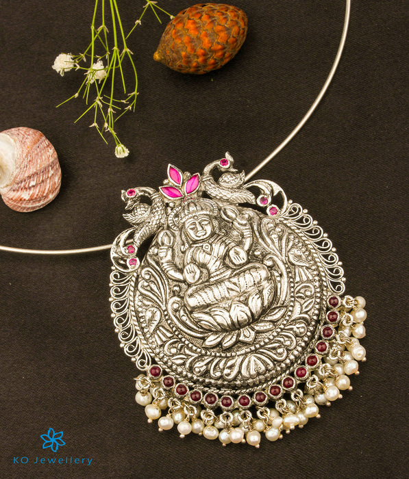 The Tanishi Silver Lakshmi  Pendant