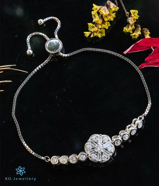 The Princess Sparkle Adjustable Silver Bracelet