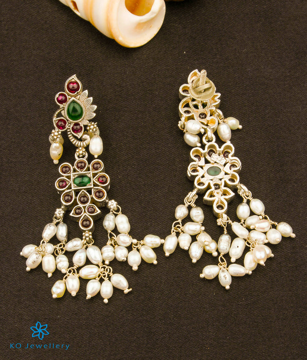 The Pragathi Silver Pearl Earrings