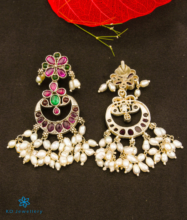 The Pranaya Silver Pearl Earrings