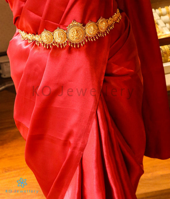 The Jivika Silver Lakshmi Oddiyanam Waist belt