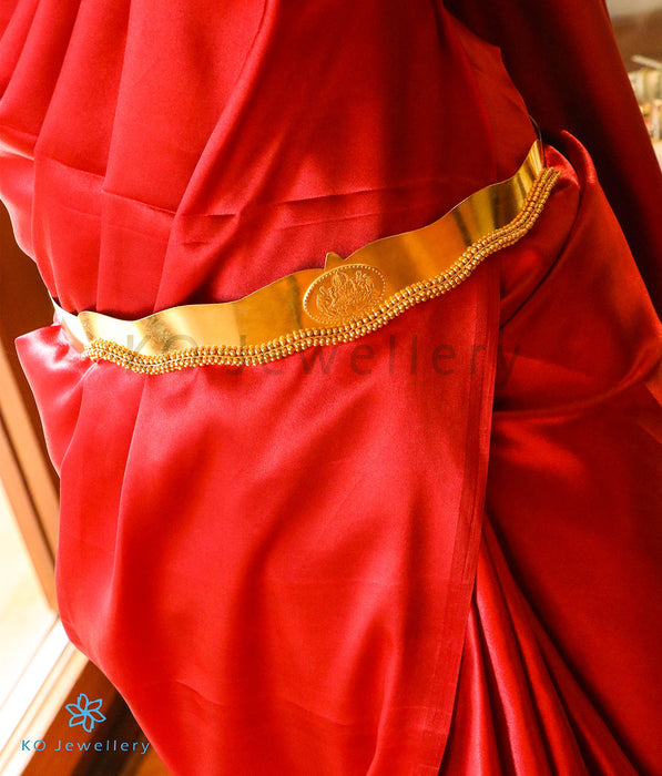 The Aarna Silver Bridal Lakshmi Oddiyanam Waist belt
