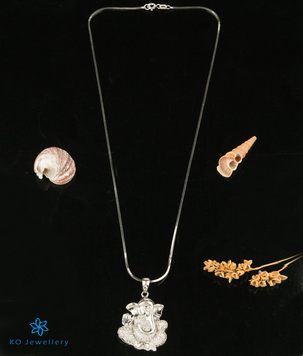The Yogita Silver Ganesha Pendant