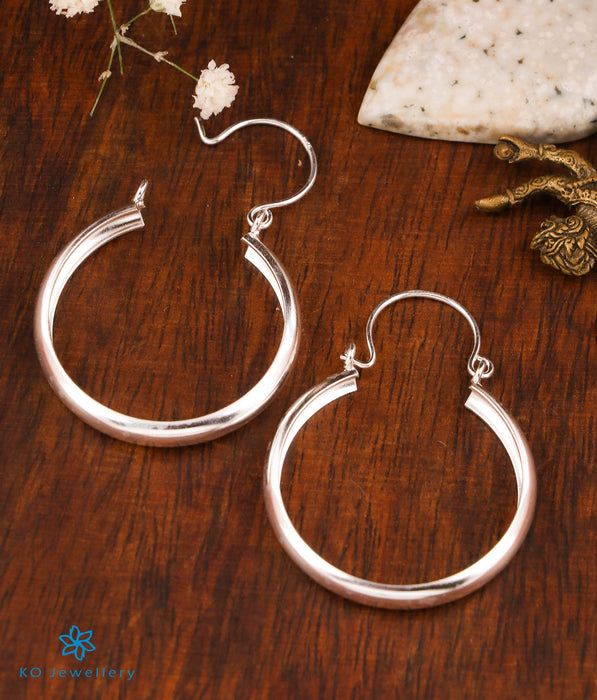 The Charming Silver Hoops