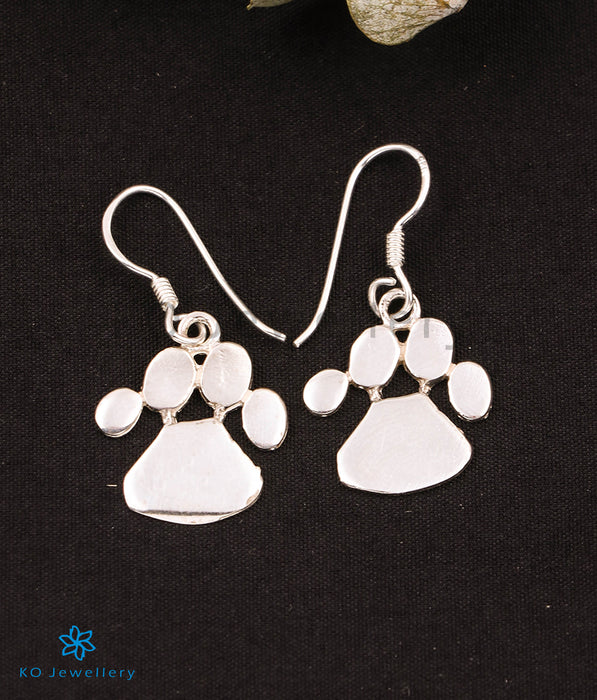 The Dog's Paw Silver Earrings