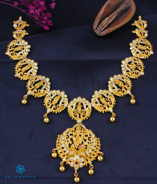 The Dashavatara Silver Necklace Bridal Set