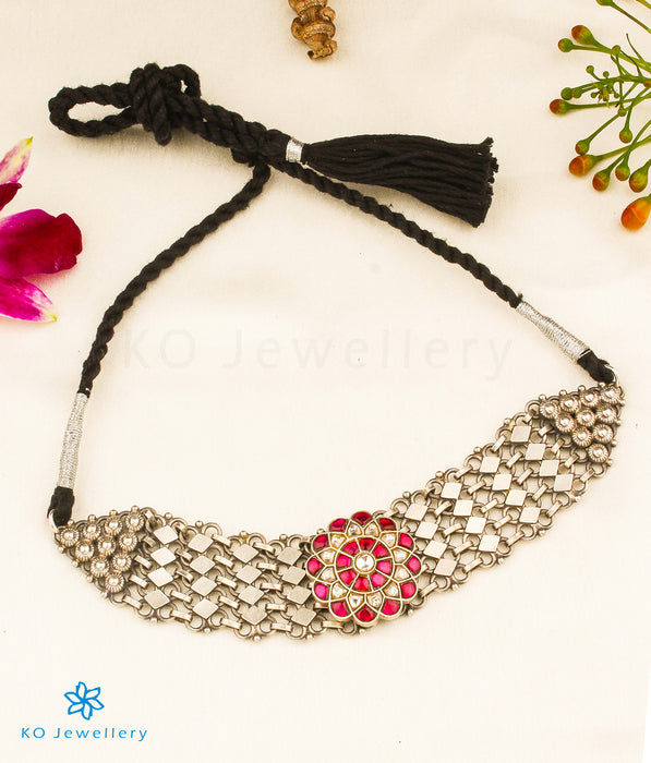 The Dasya Silver Choker Necklace