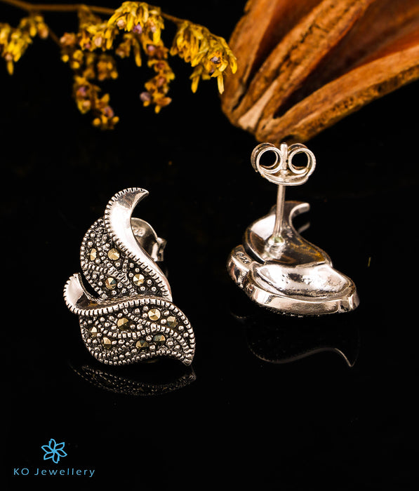 The Snowflake Silver Marcasite Earstuds