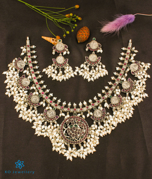 The Saira Silver Guttapusalu Necklace (Short)