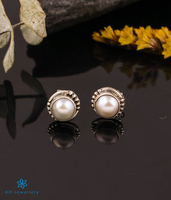 The Everyday Pearl Silver Earstuds