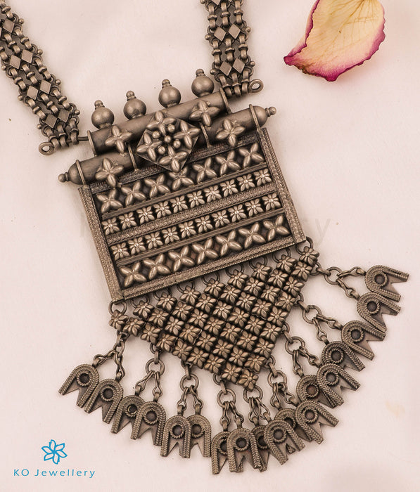 The Tatvam Silver Antique Necklace