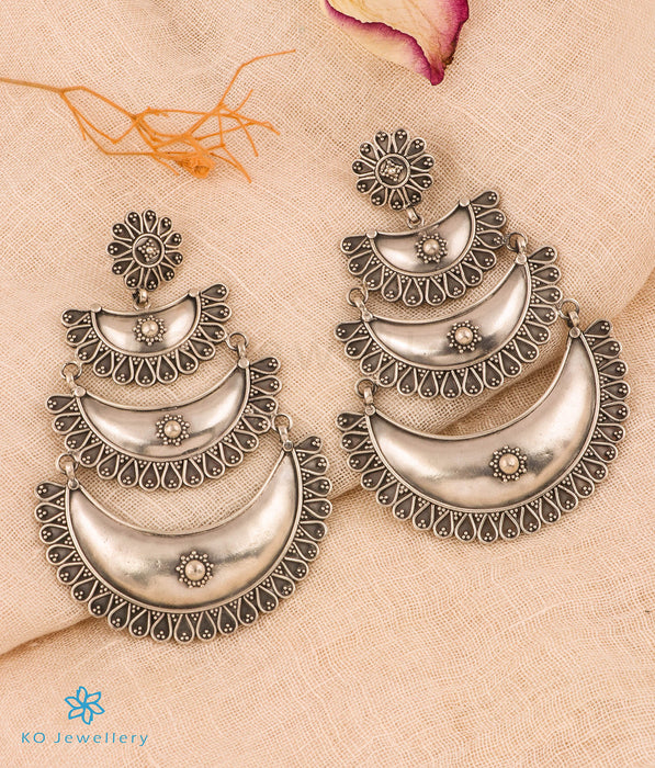 The Anika Antique Silver Earrings