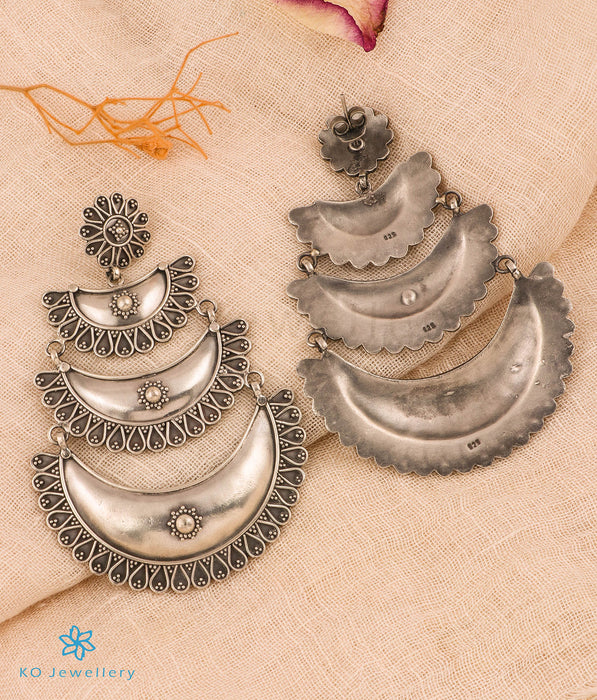 The Anika Antique Silver Earrings