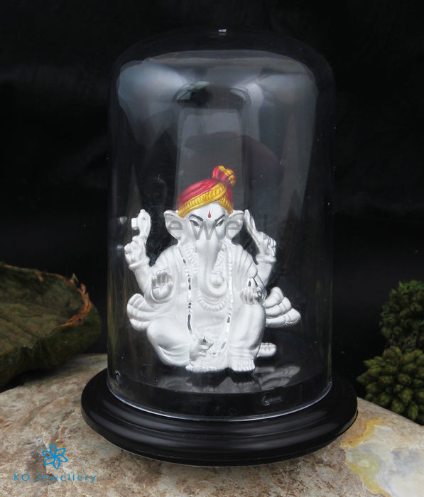 The Atharv 999 Pure Silver Ganesha Idol