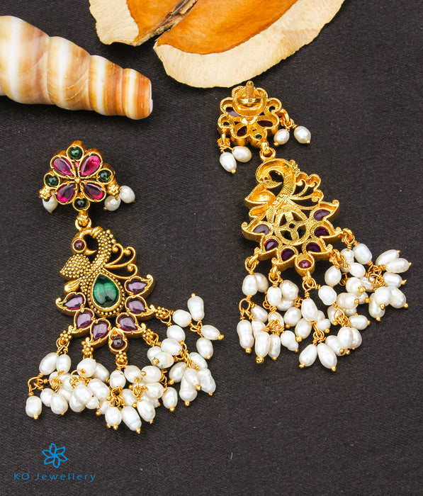 The Rachana Silver Guttapusalu Necklace (Long)