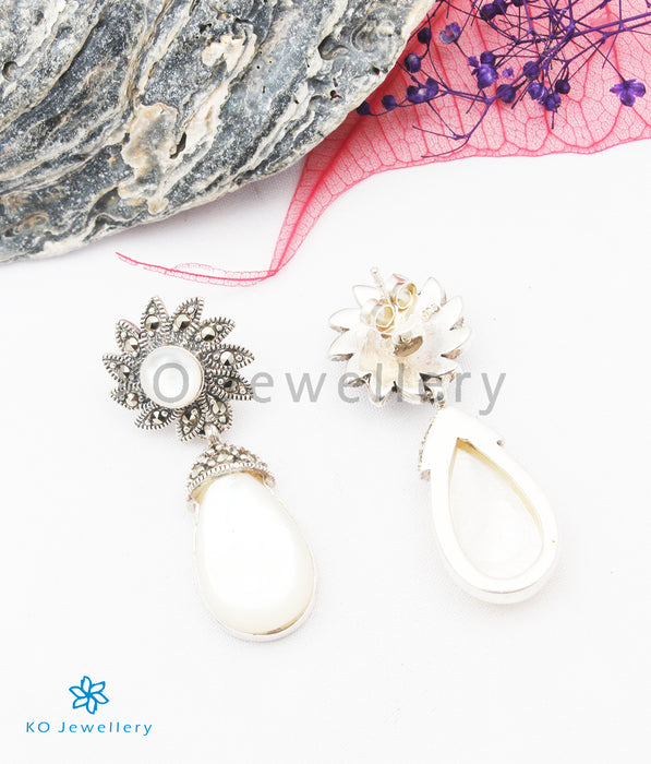 The Grace Silver Marcasite Earrings