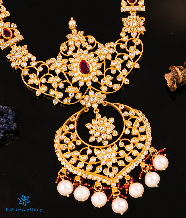 The Chitraksh Silver Necklace & Earrings