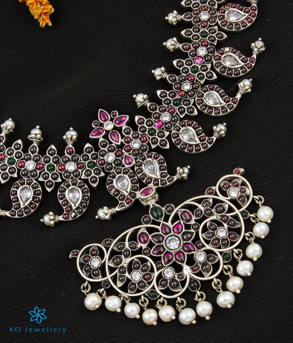 The Hritvi Silver Mangamalai Necklace