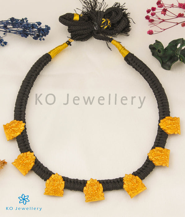 The Kirtimukha Silver Thread Necklace