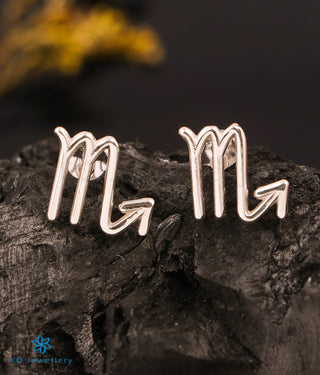 The Scorpio Zodiac Silver Earring