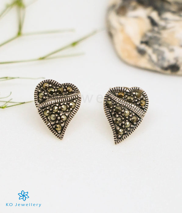 The Mihira Silver Marcasite Earrings