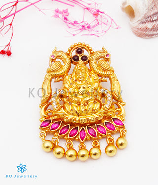 The Dipti Silver Lakshmi Pendant