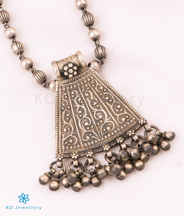The Avani Silver Antique Necklace