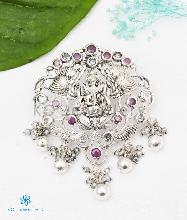 The Kalpa Silver Ganesha Pendant (Oxidised)