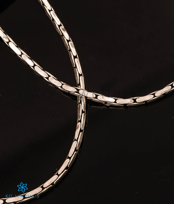 The Ishanya Silver Chain Anklets