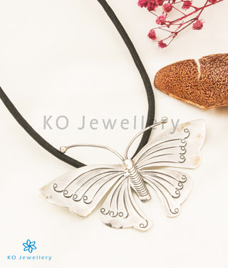 The Butterfly Antique Silver Pendant