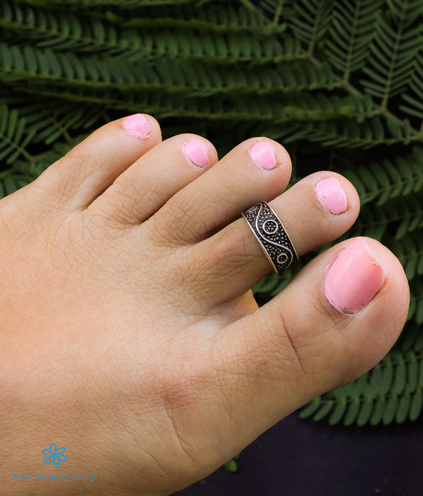 The Eshana Silver Toe-Rings