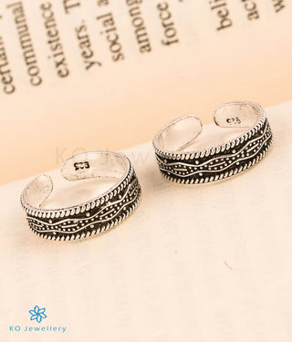 Spiral Silver Toe-Rings