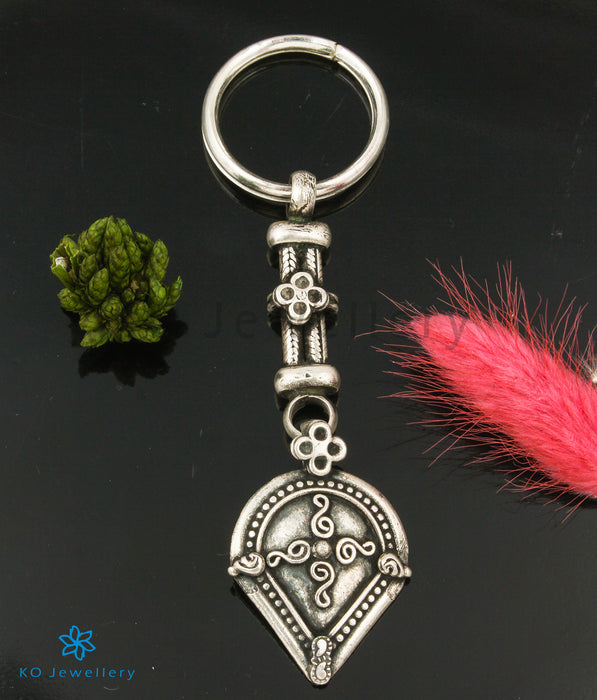 The Parna Antique Silver Key Chain