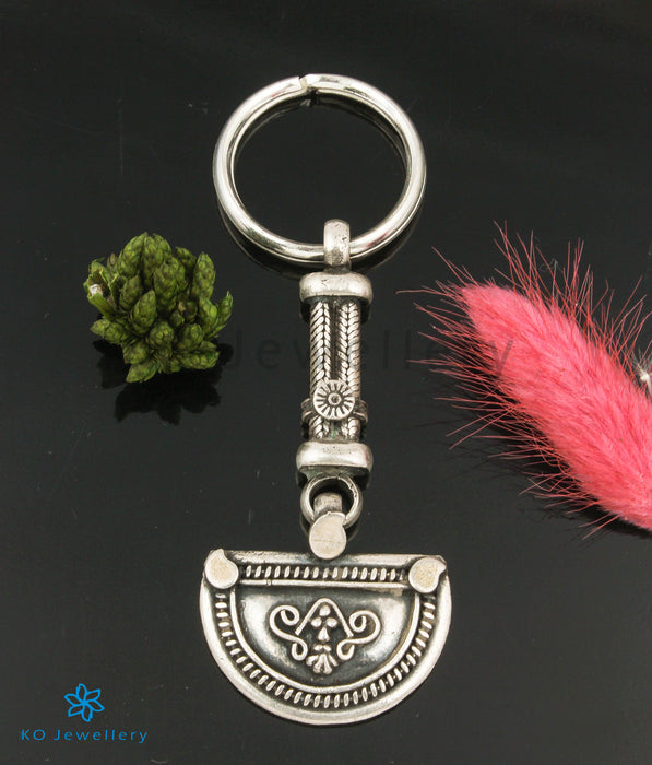 The Ajeya Antique Silver Key Chain