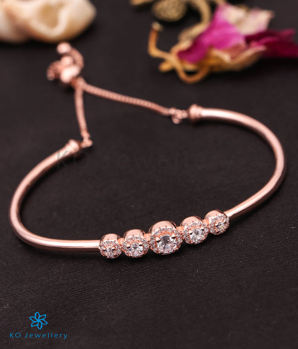 The Ishya Silver Rose- Gold Bracelet