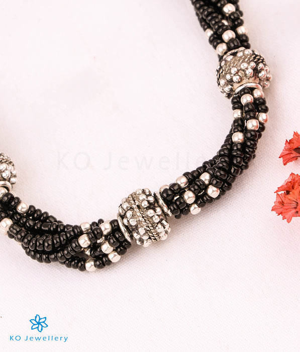 The Sonali Silver Beads Necklace