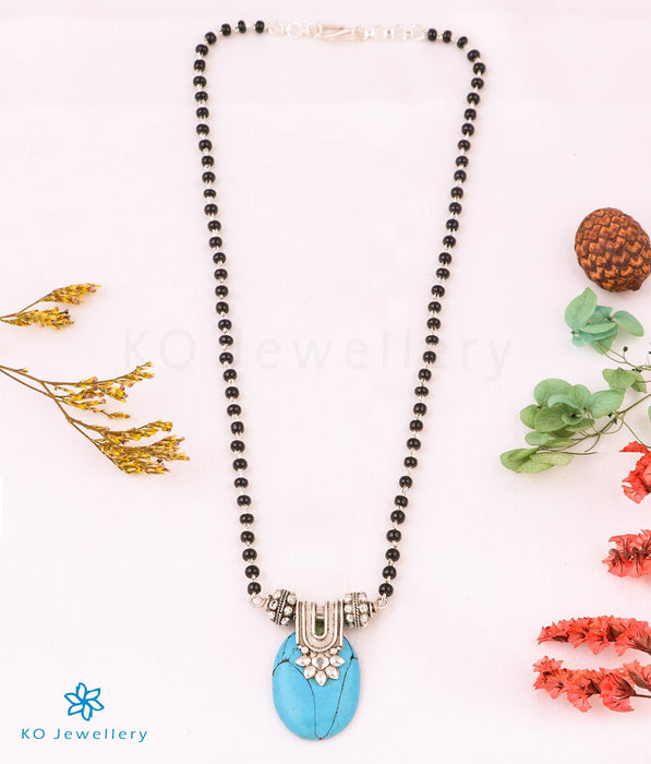 The Neel Silver Beads Necklace