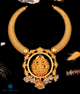 The Hiranmayi Silver Lakshmi Necklace