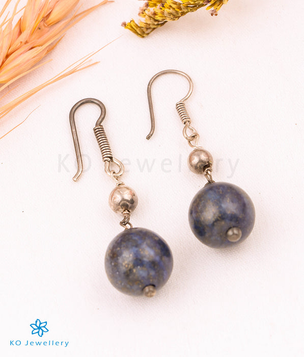 The Blue Lapis Silver Gemstone Earring