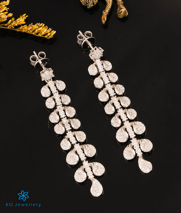 The Phenomenal Sparkle Cocktail Silver Earrings