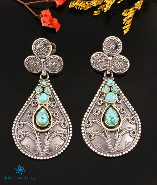 The Mandita Silver Gemstone Earrings