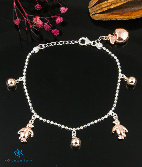 The Lydia Silver Charms Bracelet