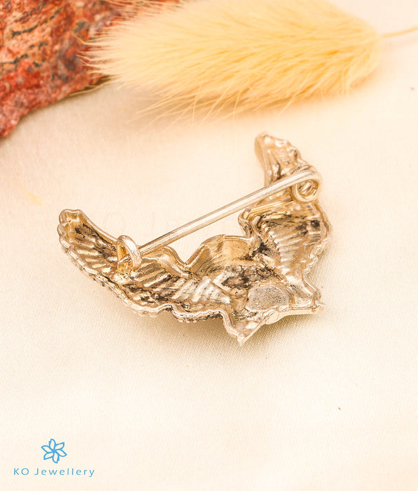 The Eagle Silver Pendant/Brooch (Oxidised)