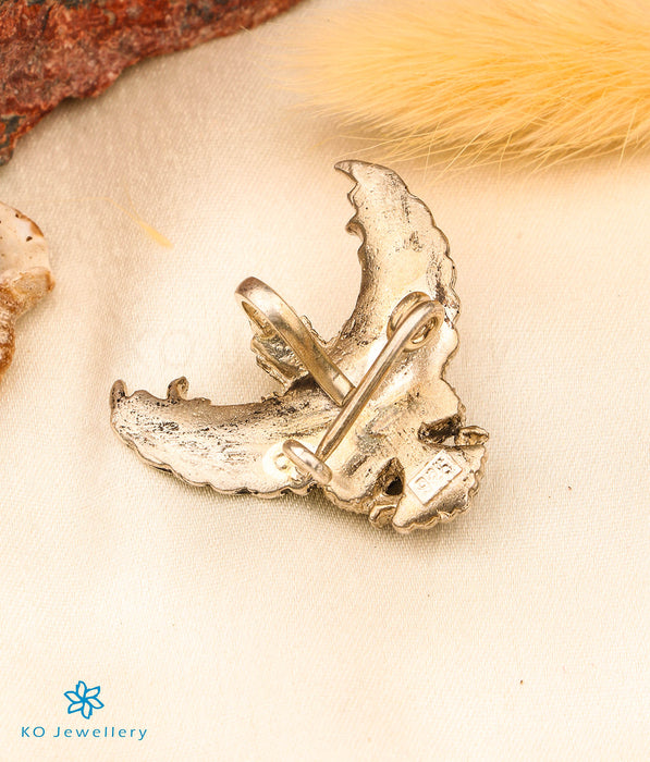 The Garuda Silver Pendant/Brooch (Oxidised)