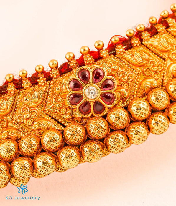 The Pushpita Silver Maharastrian Thushi Necklace