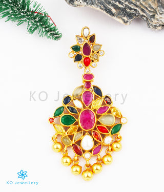 The Aham Silver Navaratna Necklace