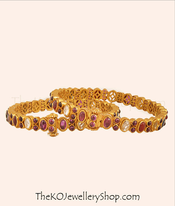 Bridal collection gold dipped  silver bangles for women shop online