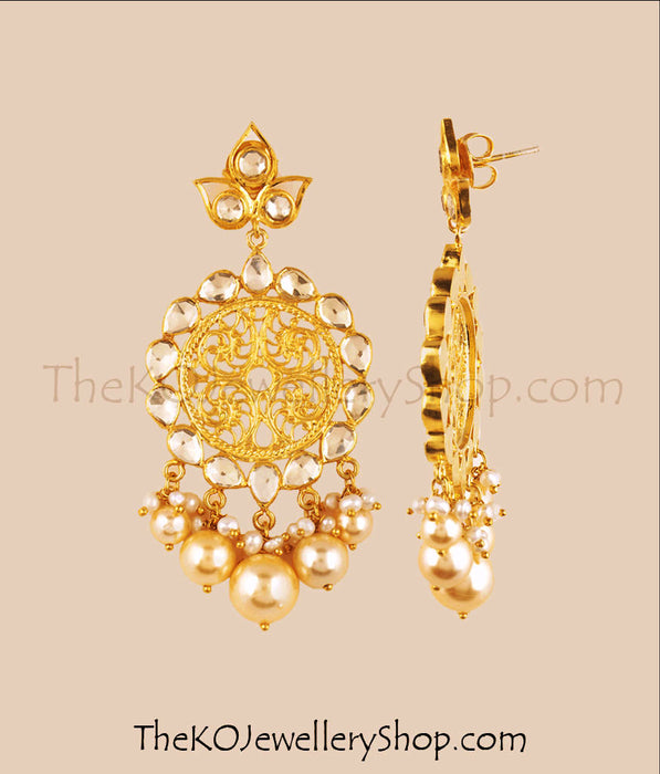 Bridal collection silver earrings for women shop online