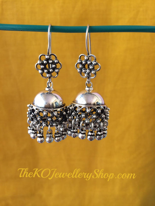 Jaali work silver jewellery handmade online purchase